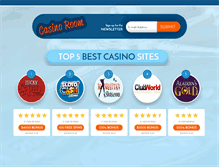Tablet Screenshot of casinoroo.com